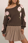 Fireside Floral Sweater