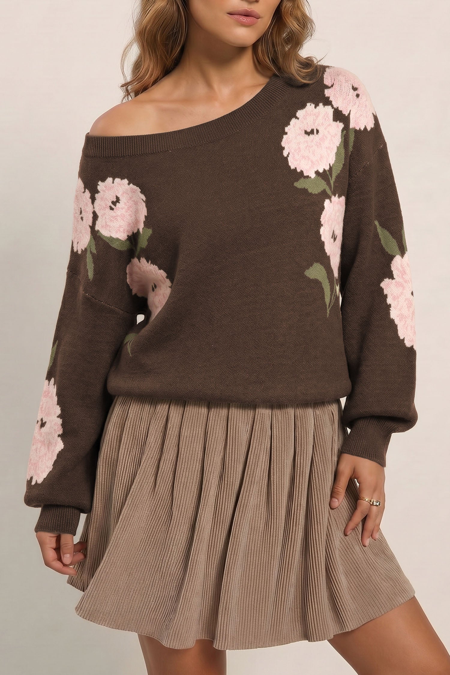 Fireside Floral Sweater