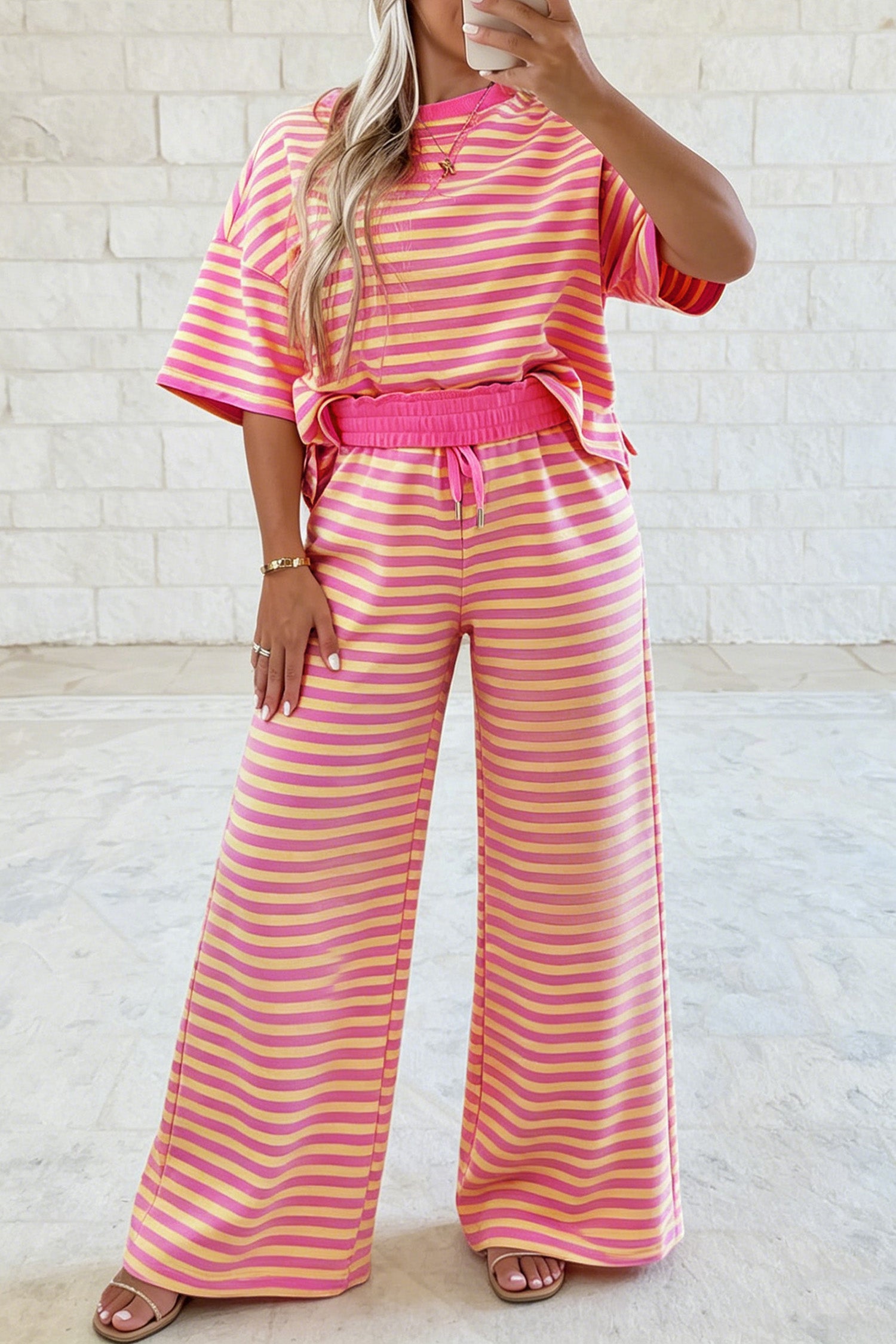 Cozy Colorblock Two-Piece Set