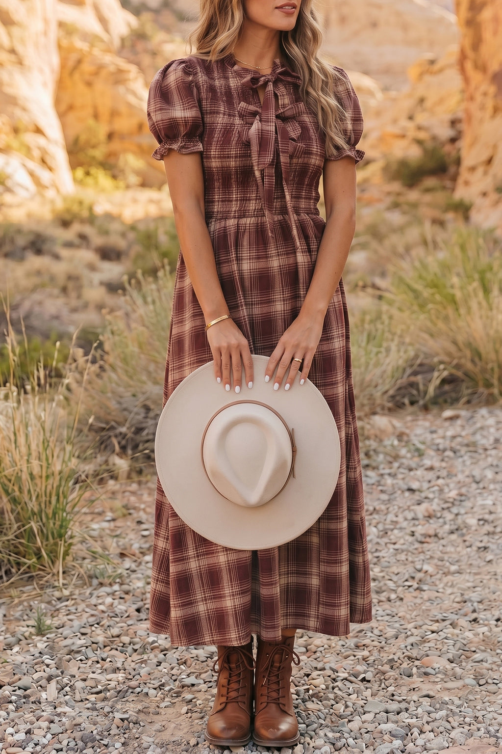 Fall in Love Plaid Dress