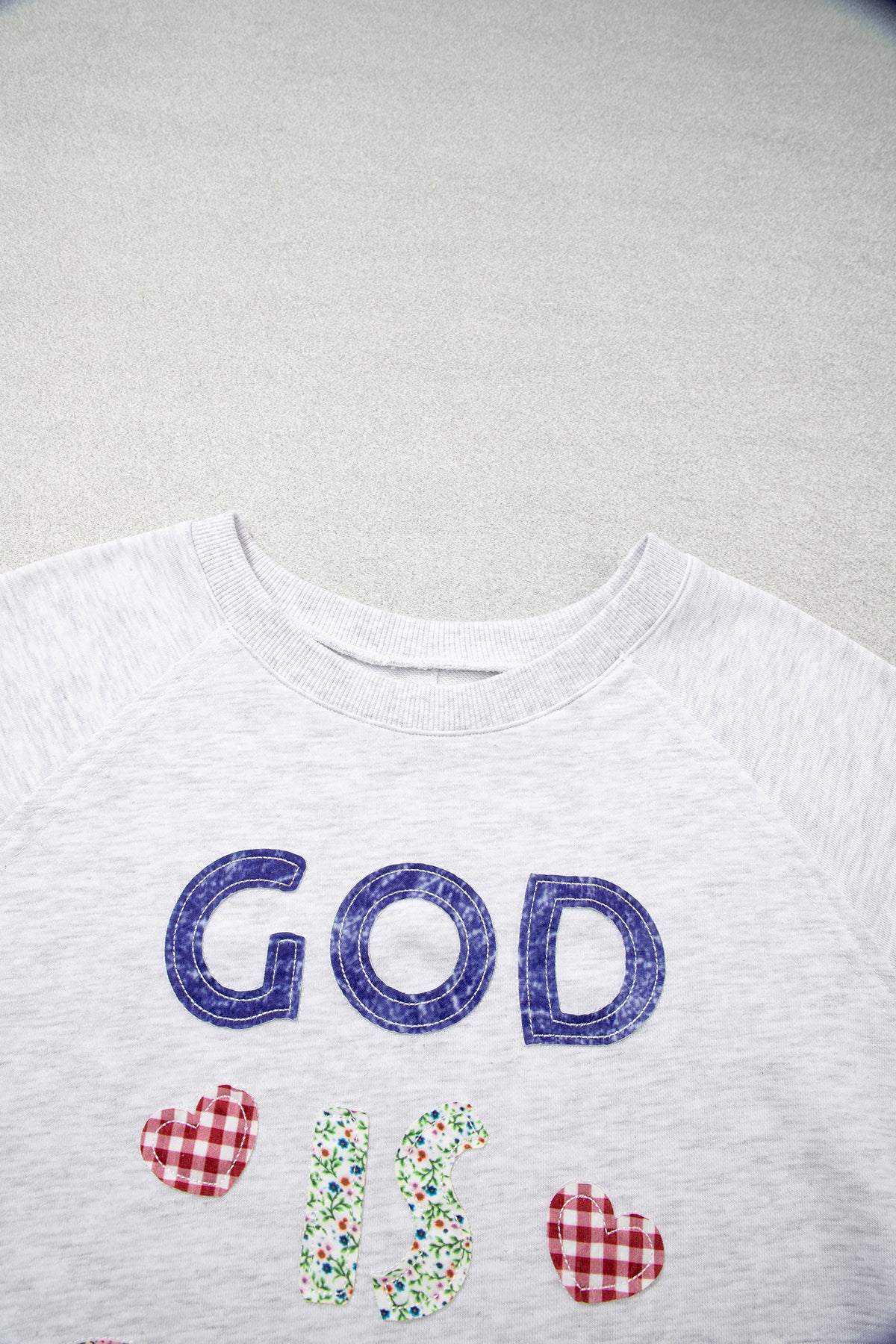 God Is Good Patchwork Tunic