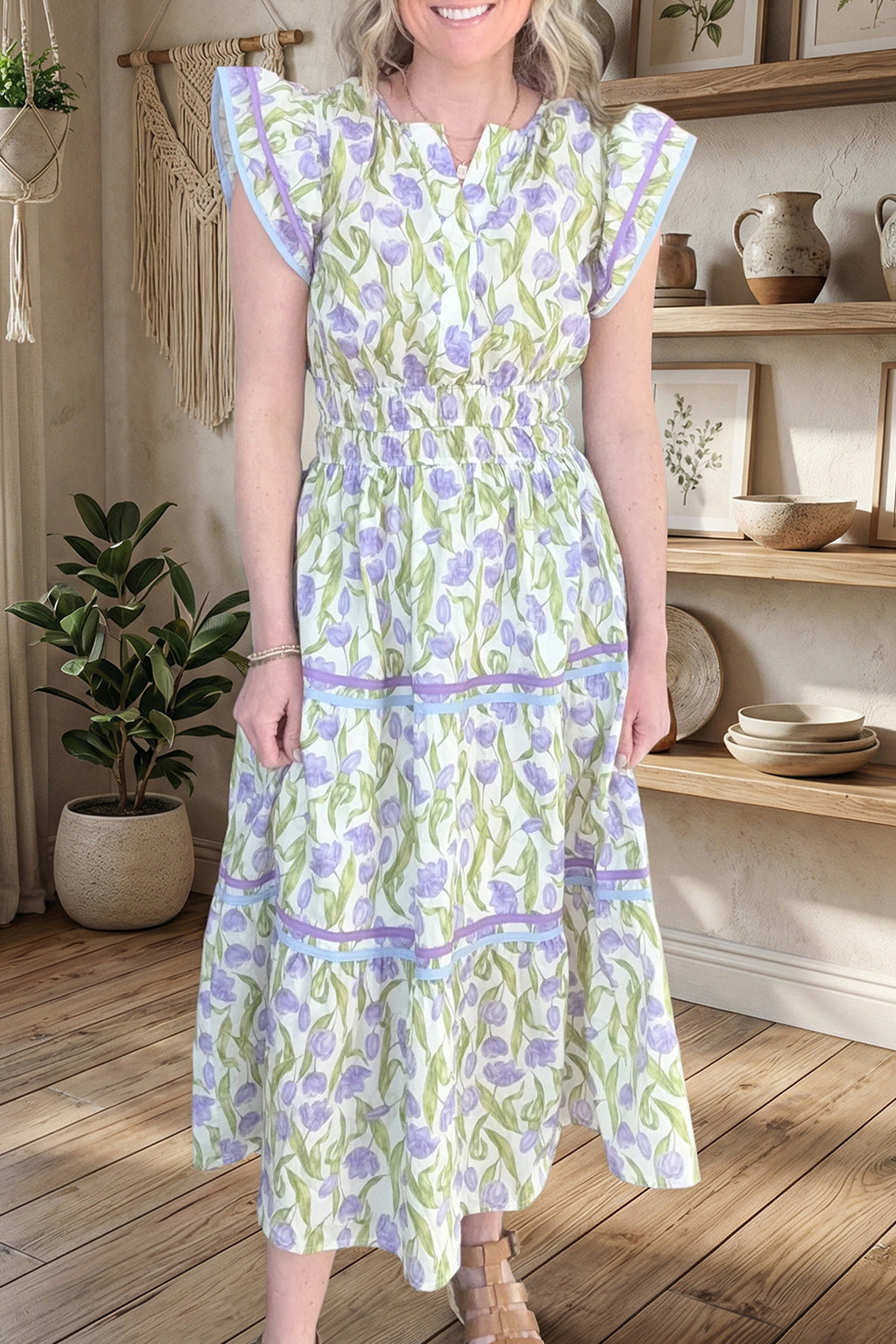 Lavender Tulip Dress