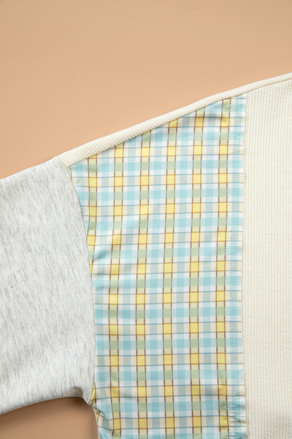 Country Blue Patchwork Top