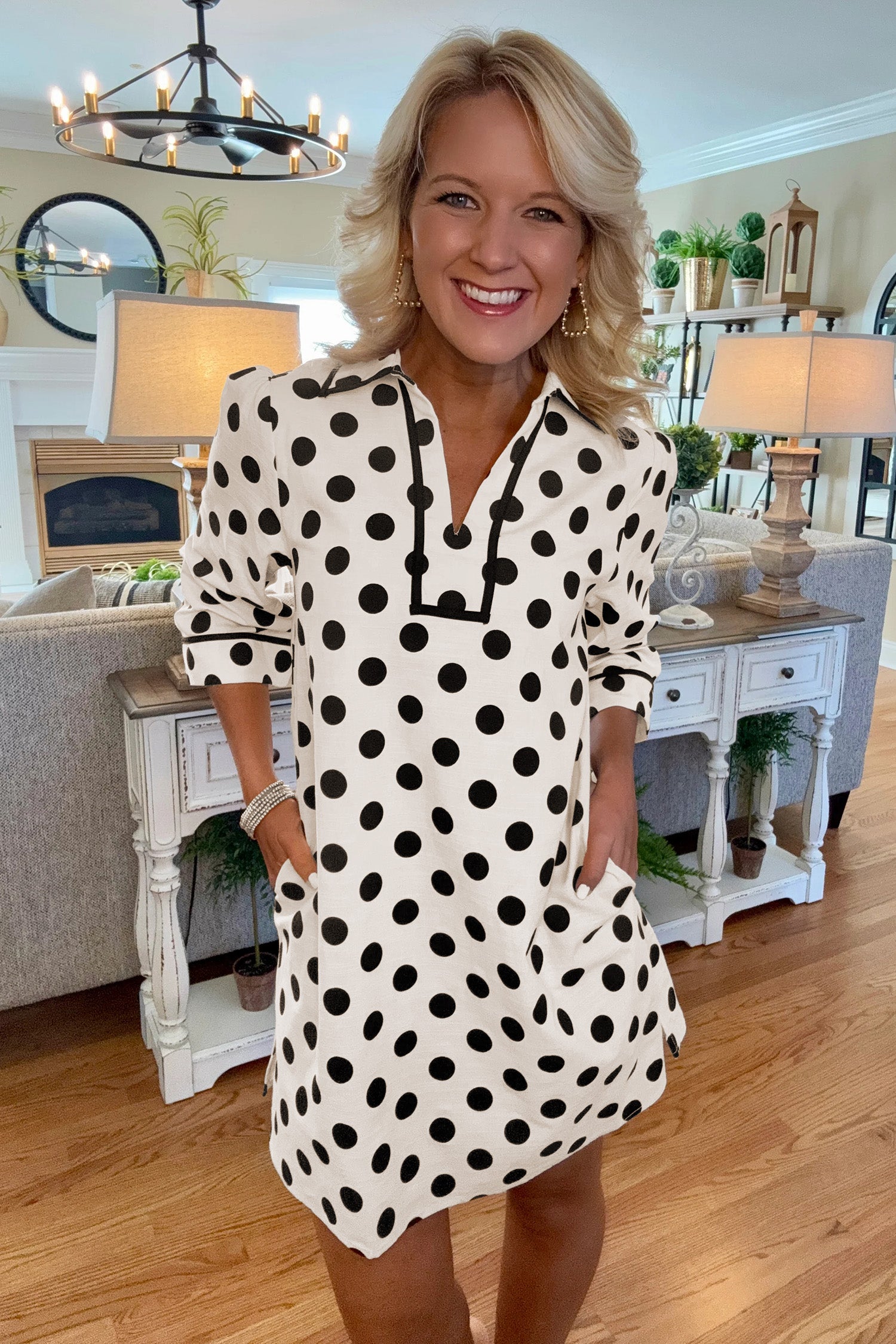 Pretty Little Polka Dot Dress