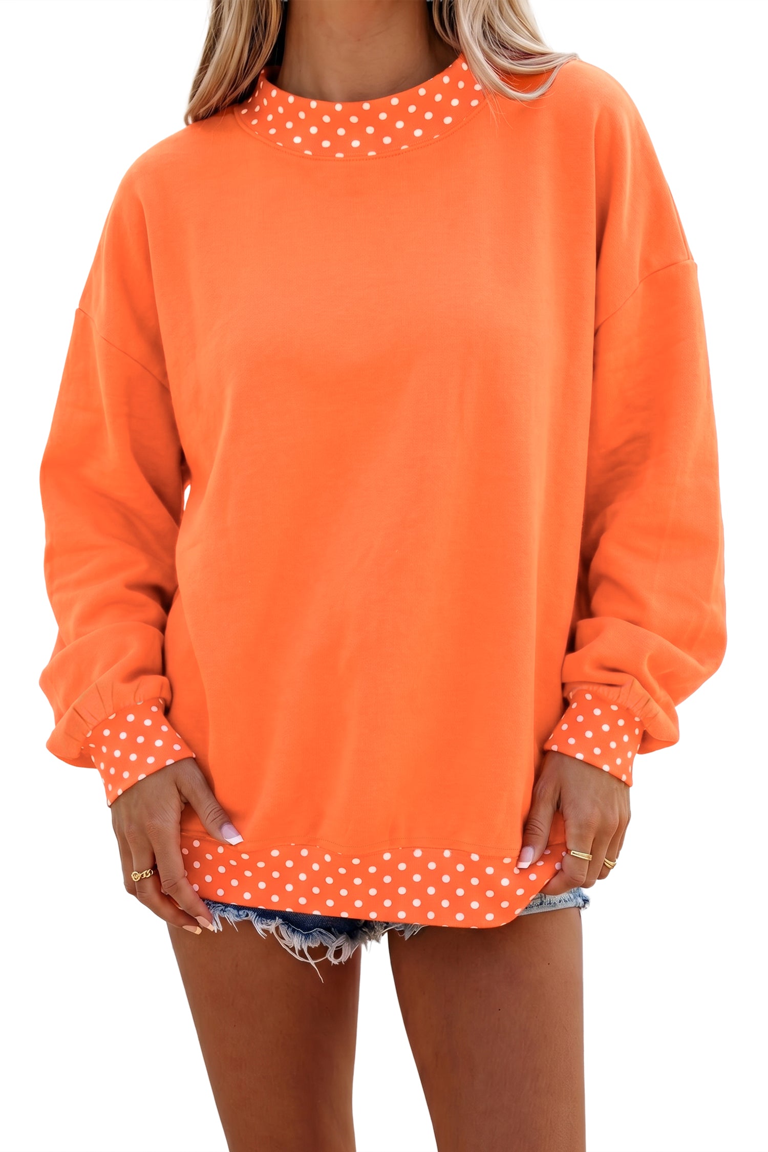 Polka Dot Sweatshirt
