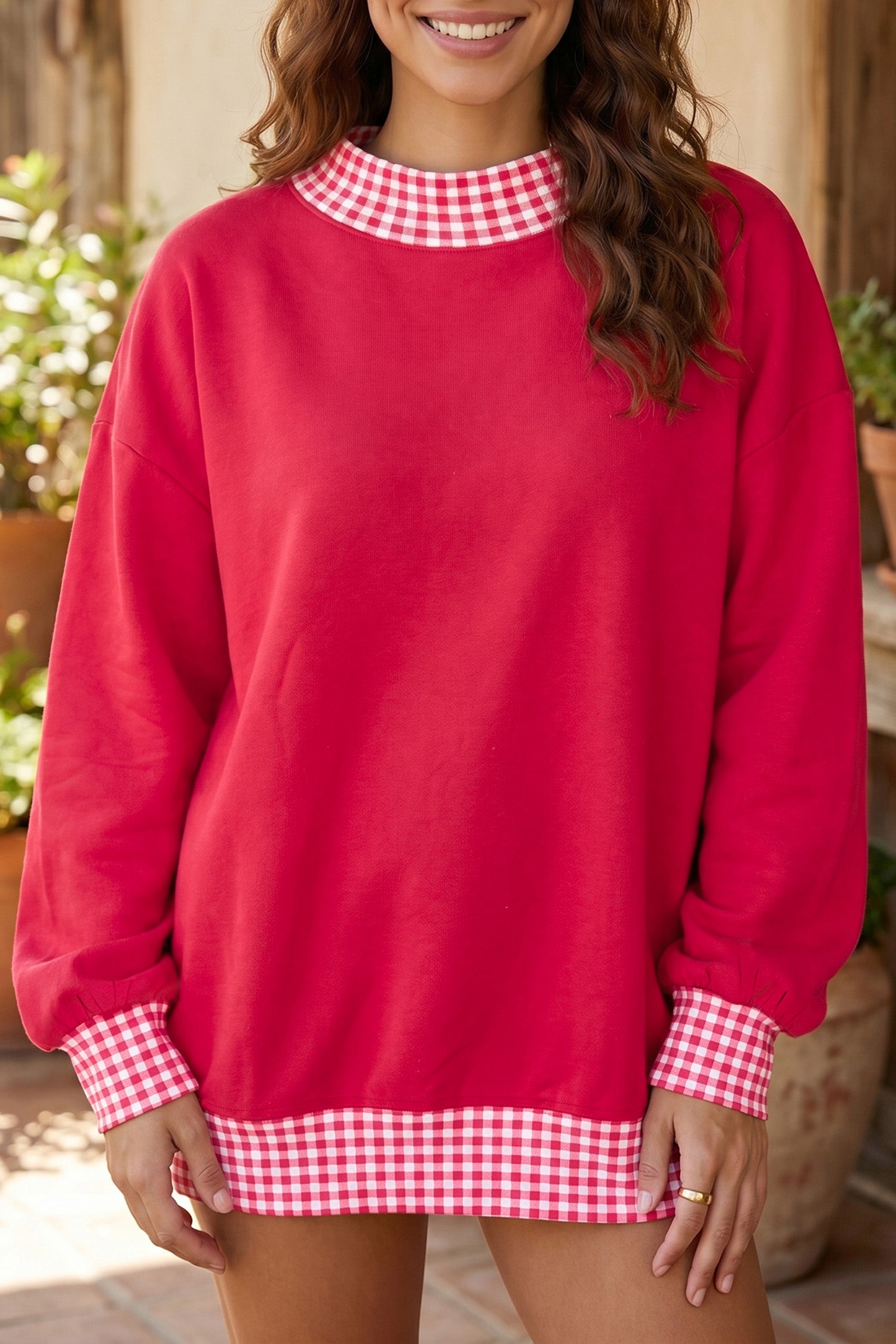 Polka Dot Sweatshirt