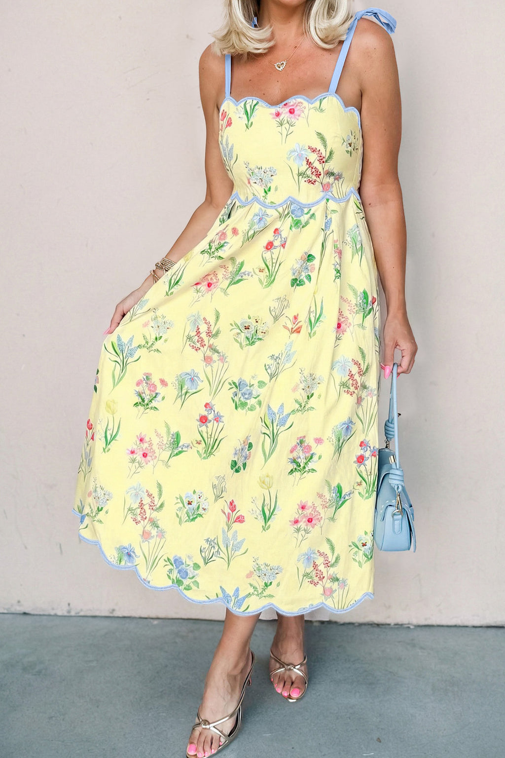 Sun Kissed Floral Midi