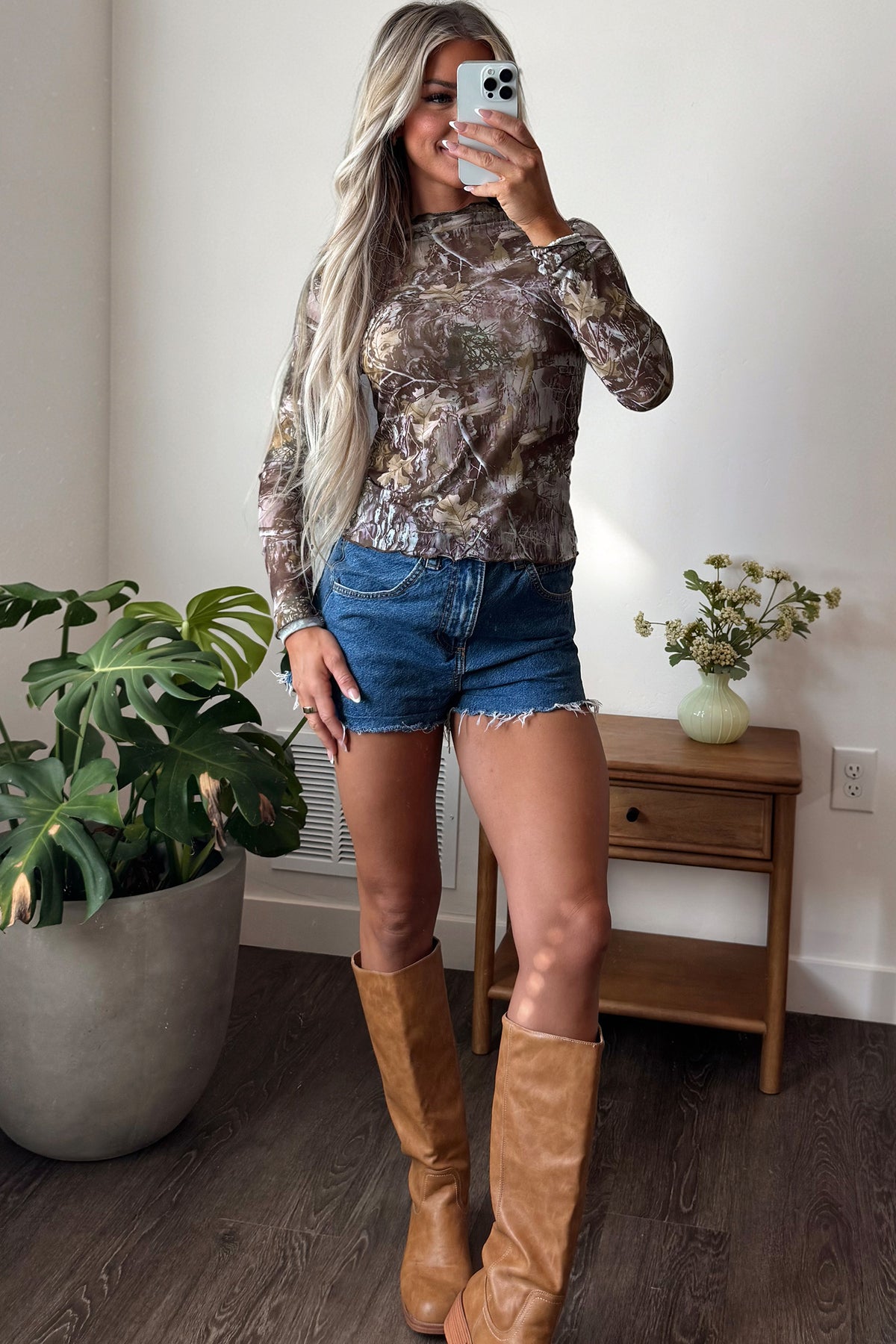 In The Garden Mesh Top