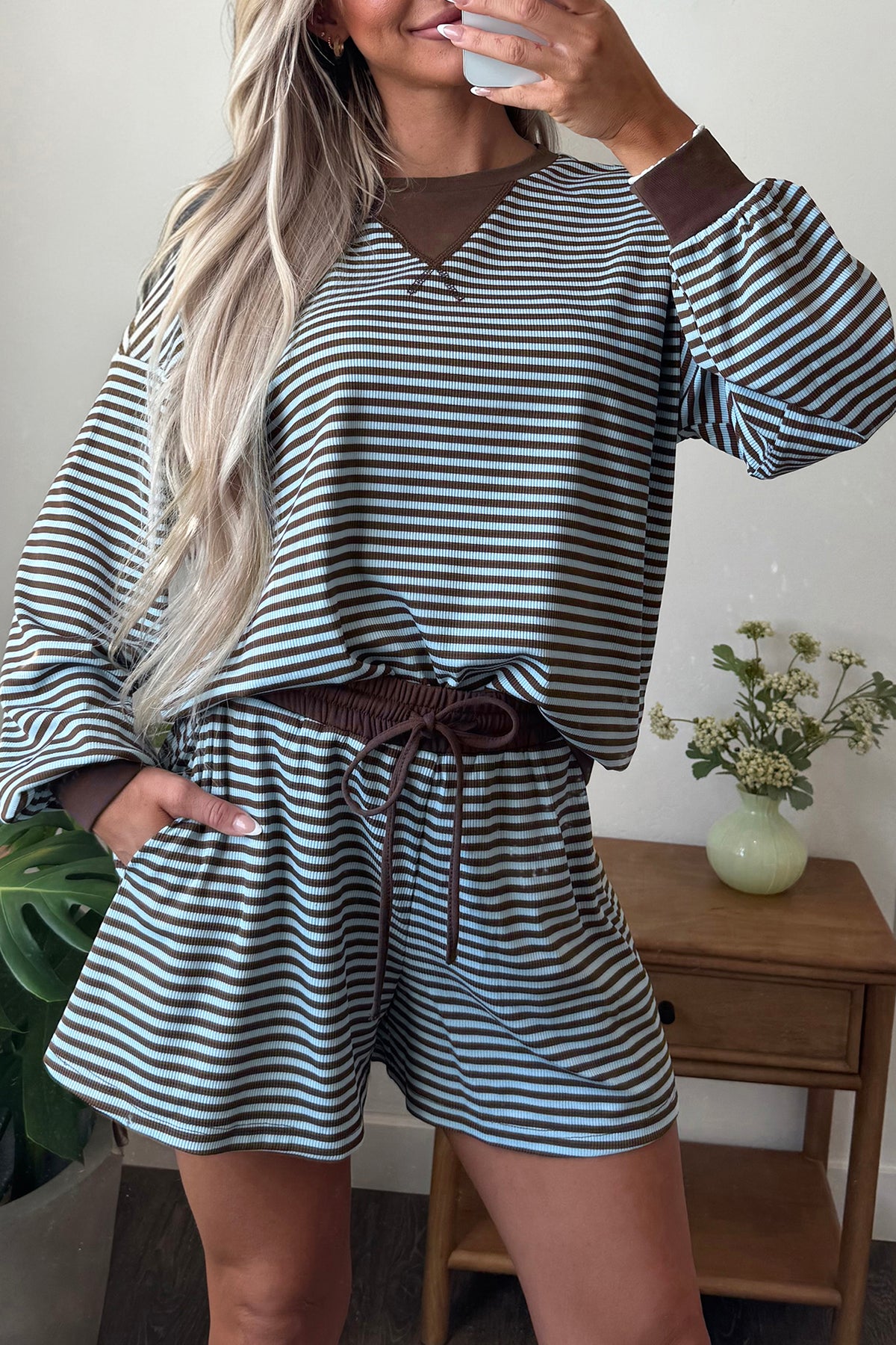 Sunday Morning Stripe Set