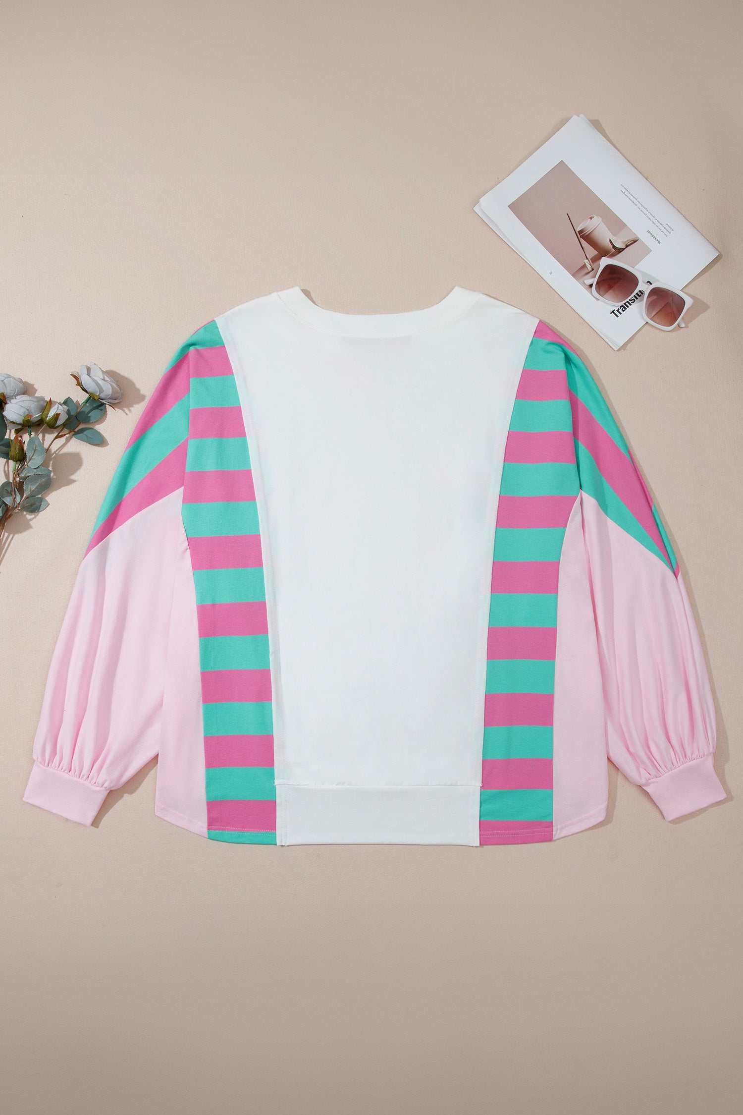 More to Love Colorblock Blouse