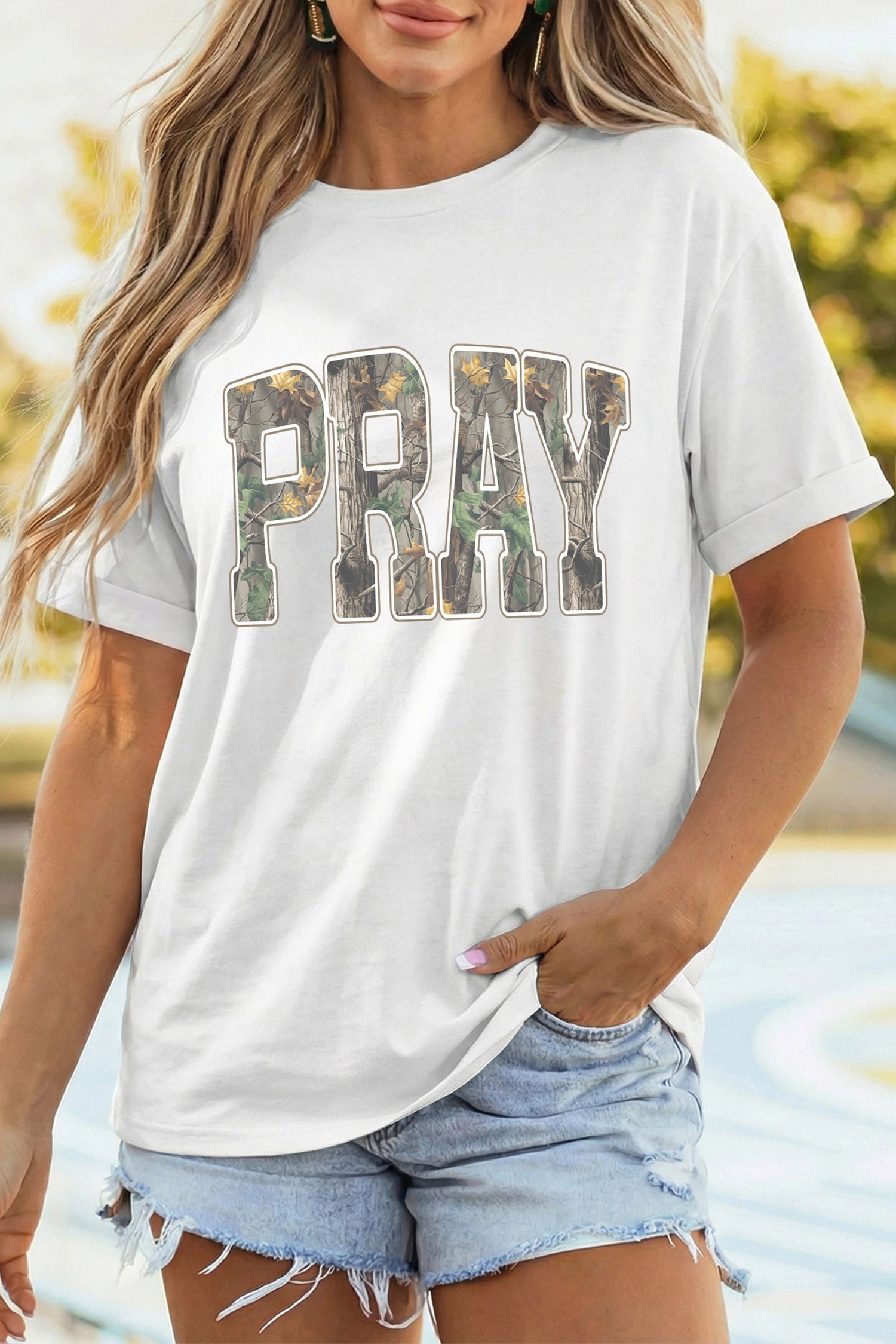 Pray Camo Faith Tee