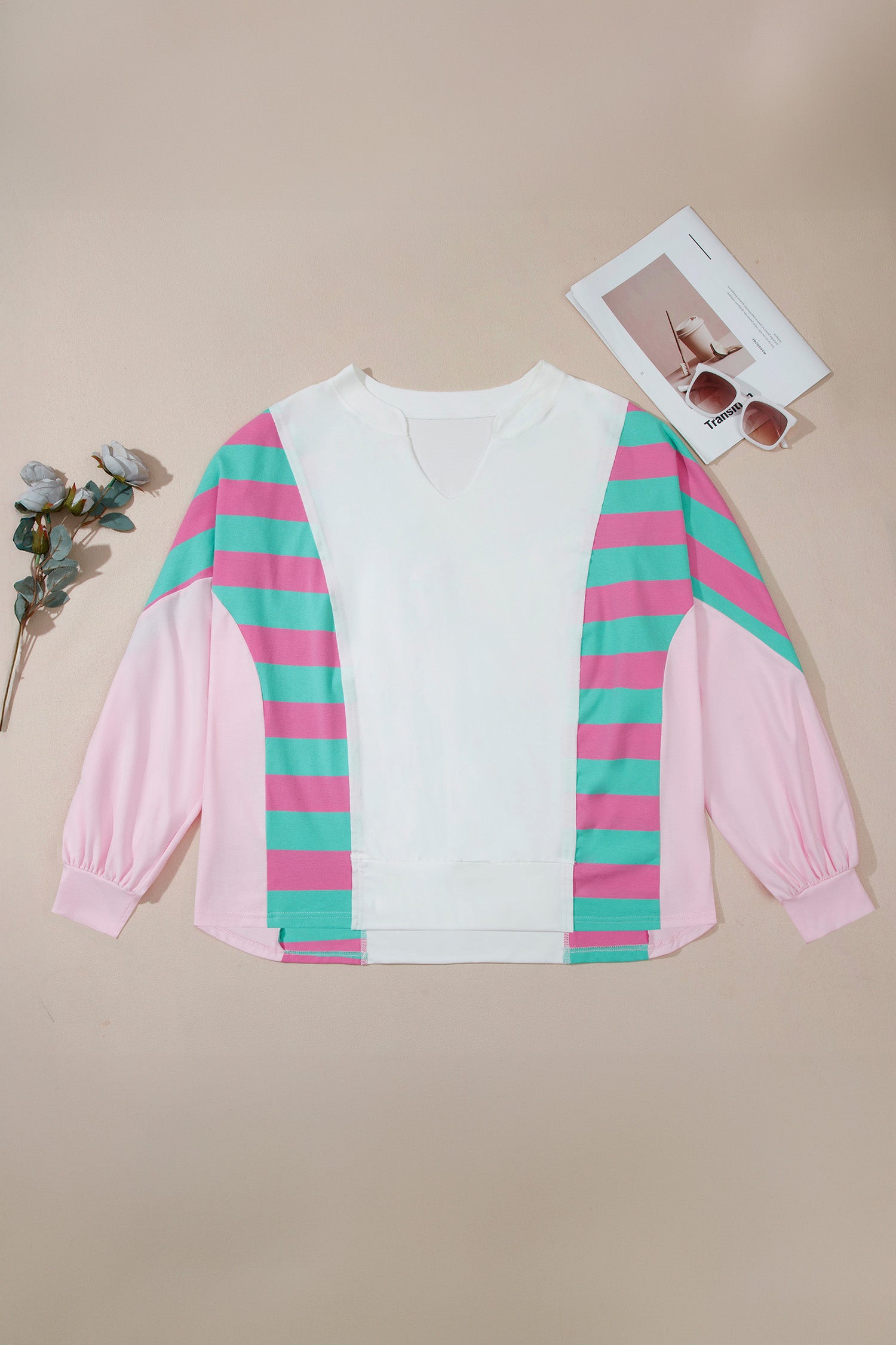 More to Love Colorblock Blouse