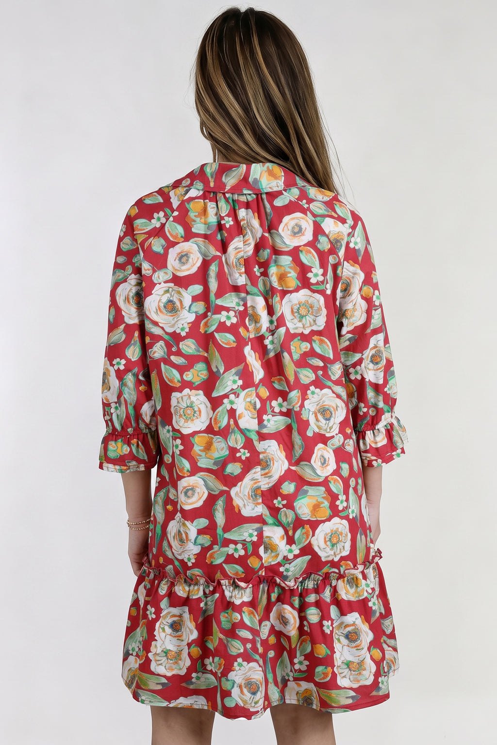 Ruby Floral Darling Dress
