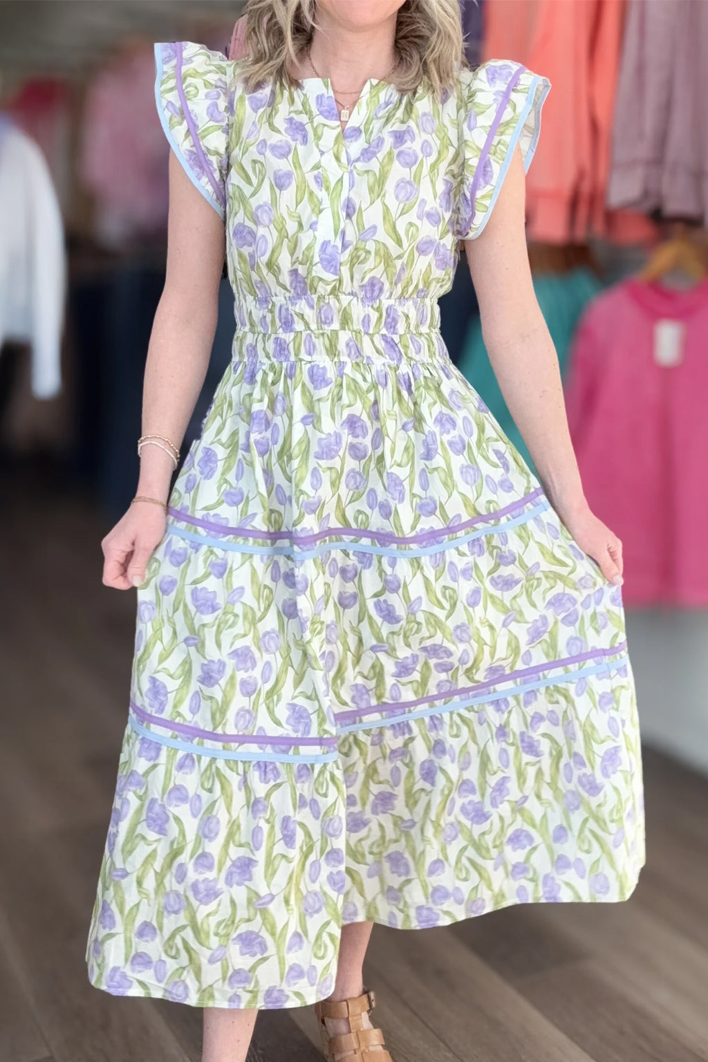 Lavender Tulip Dress