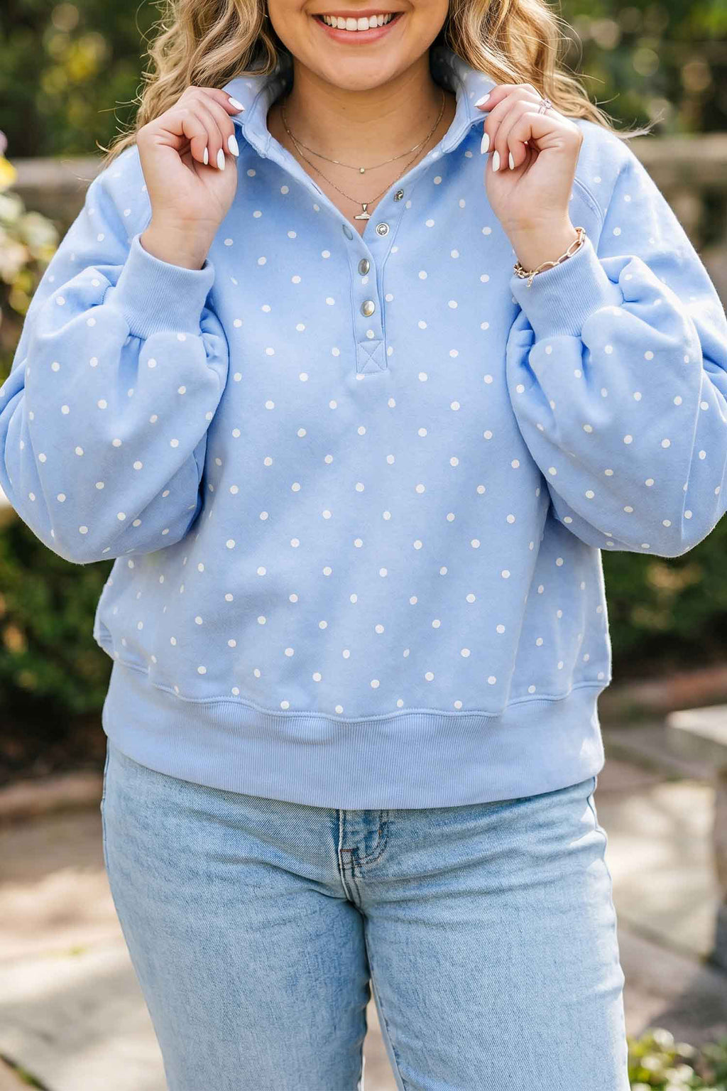 Polka Dot Pretty Sweatshirt