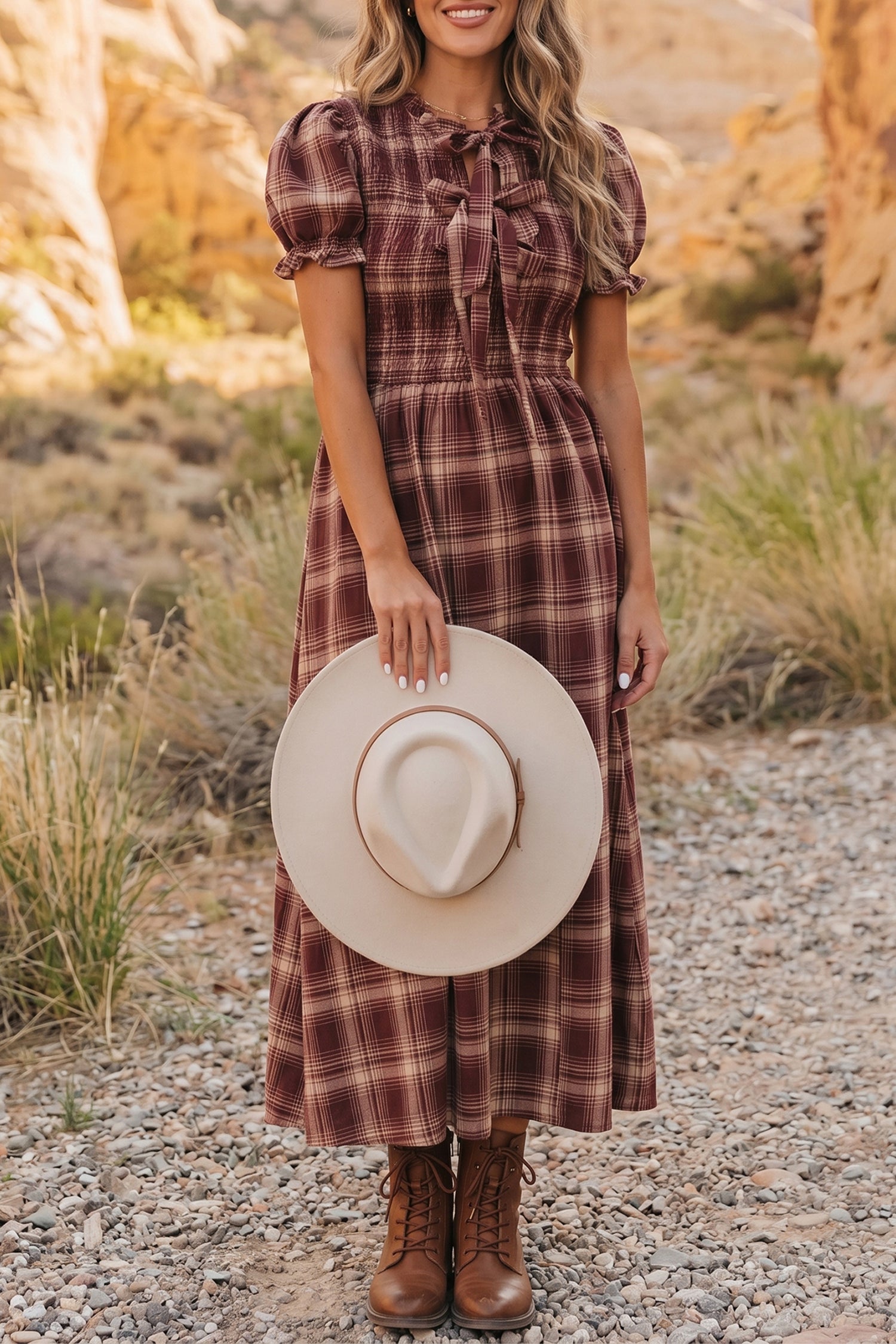 Fall in Love Plaid Dress