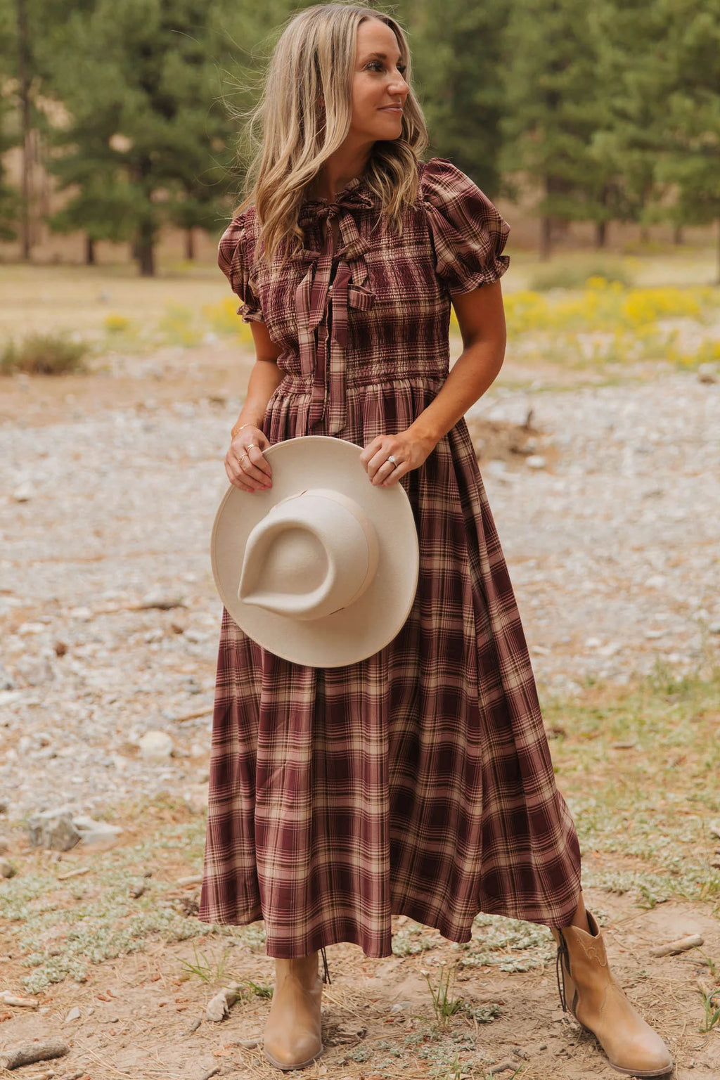 Fall in Love Plaid Dress