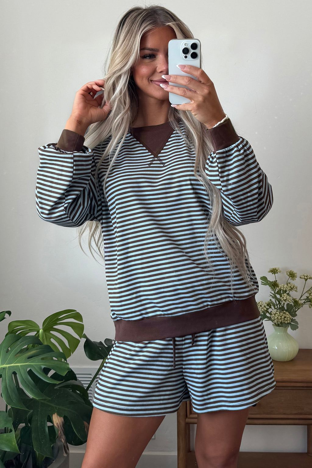 Sunday Morning Stripe Set