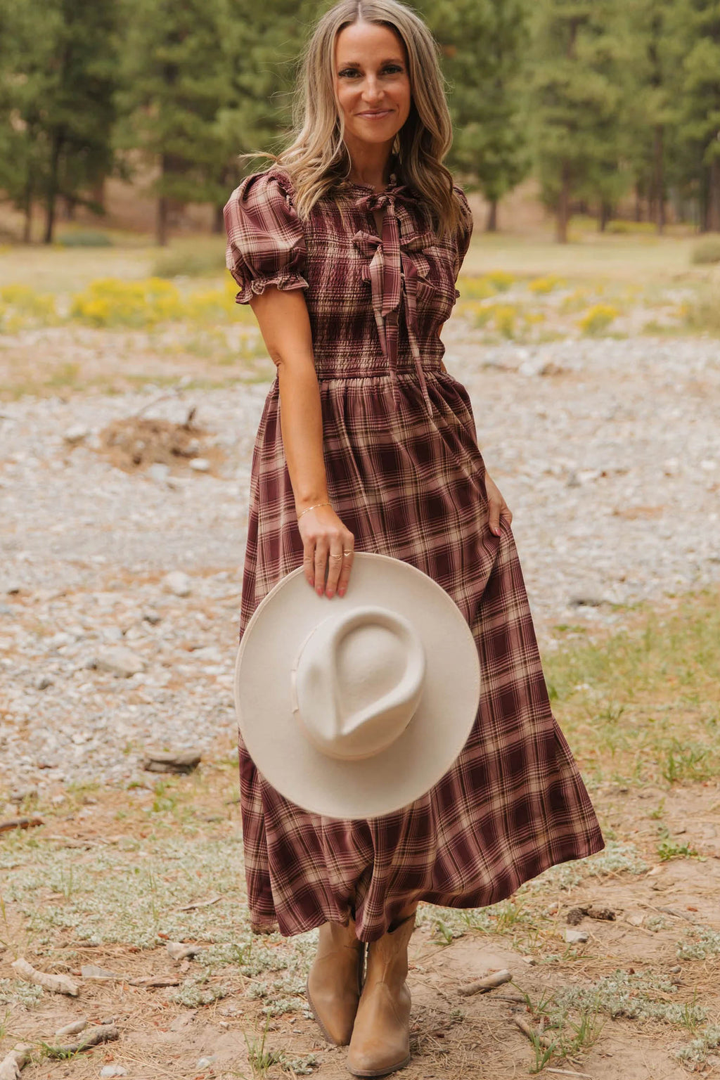 Fall in Love Plaid Dress