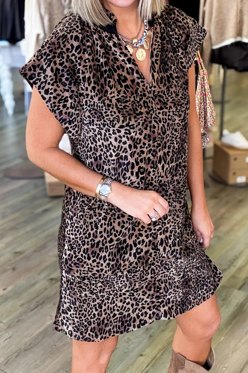 Backroad Beauty Leopard Dress
