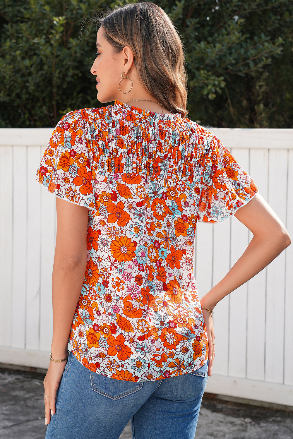 Orange Blossom Blouse