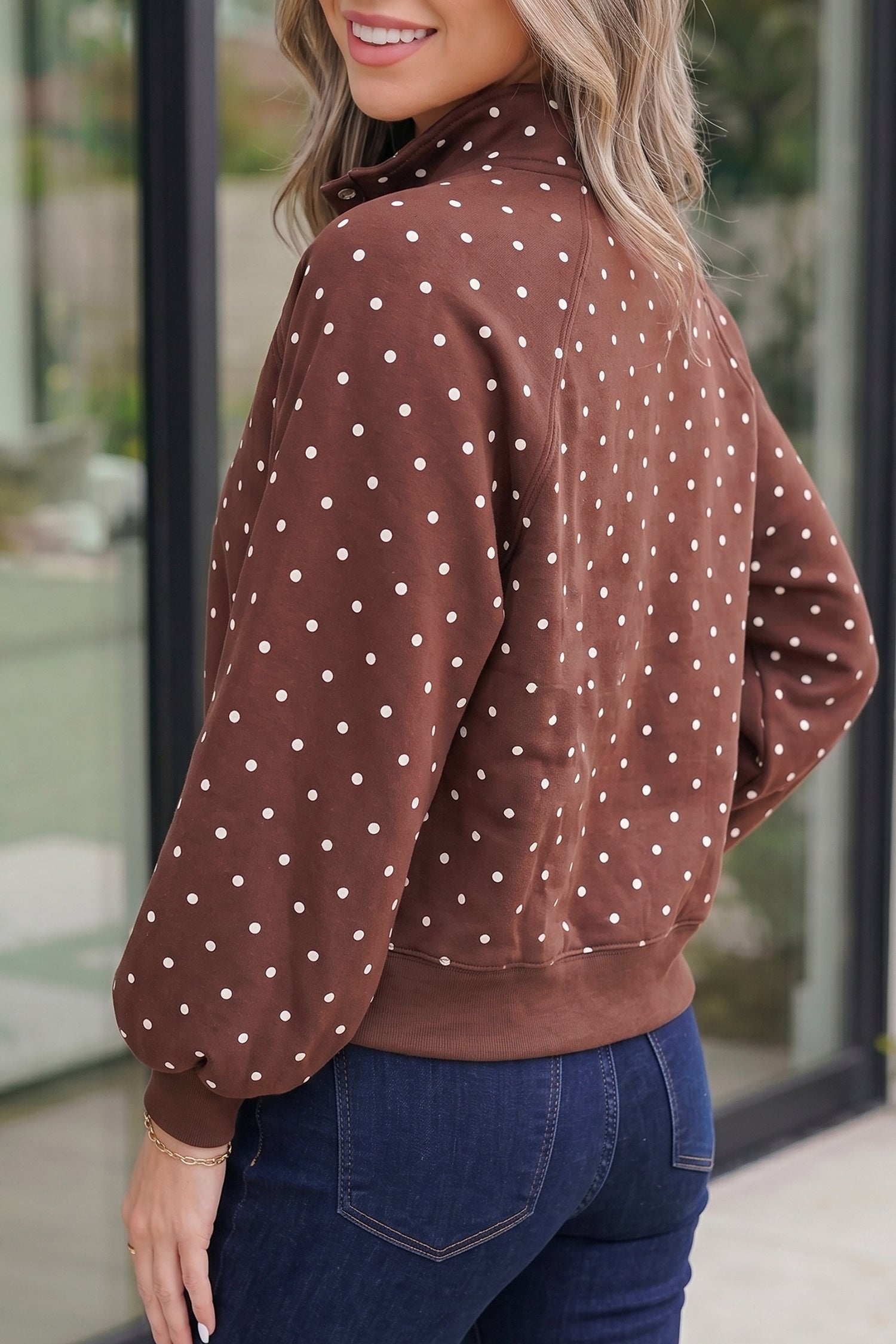 Pretty Polka Pullover