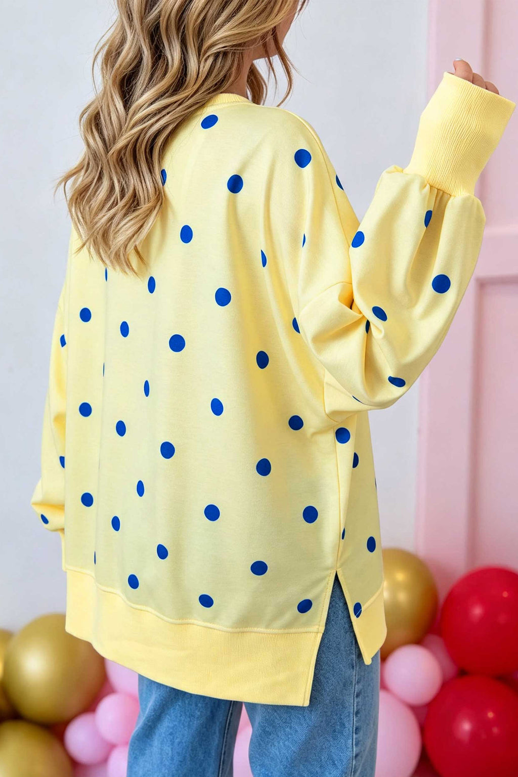 Sunshine Dot Pullover