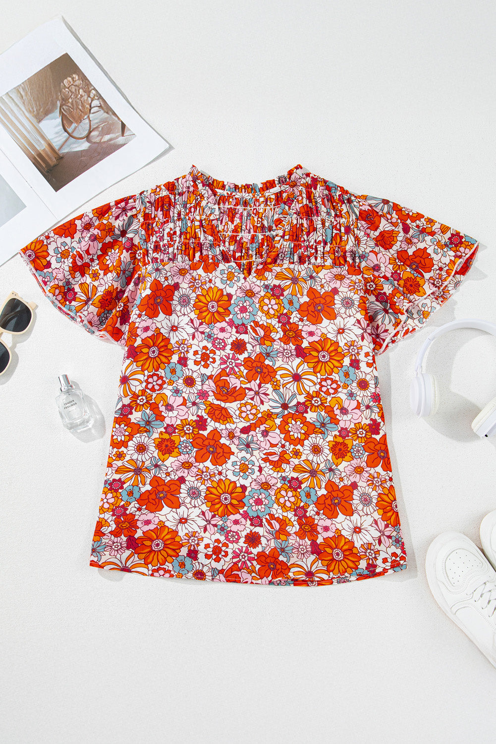 Orange Blossom Blouse