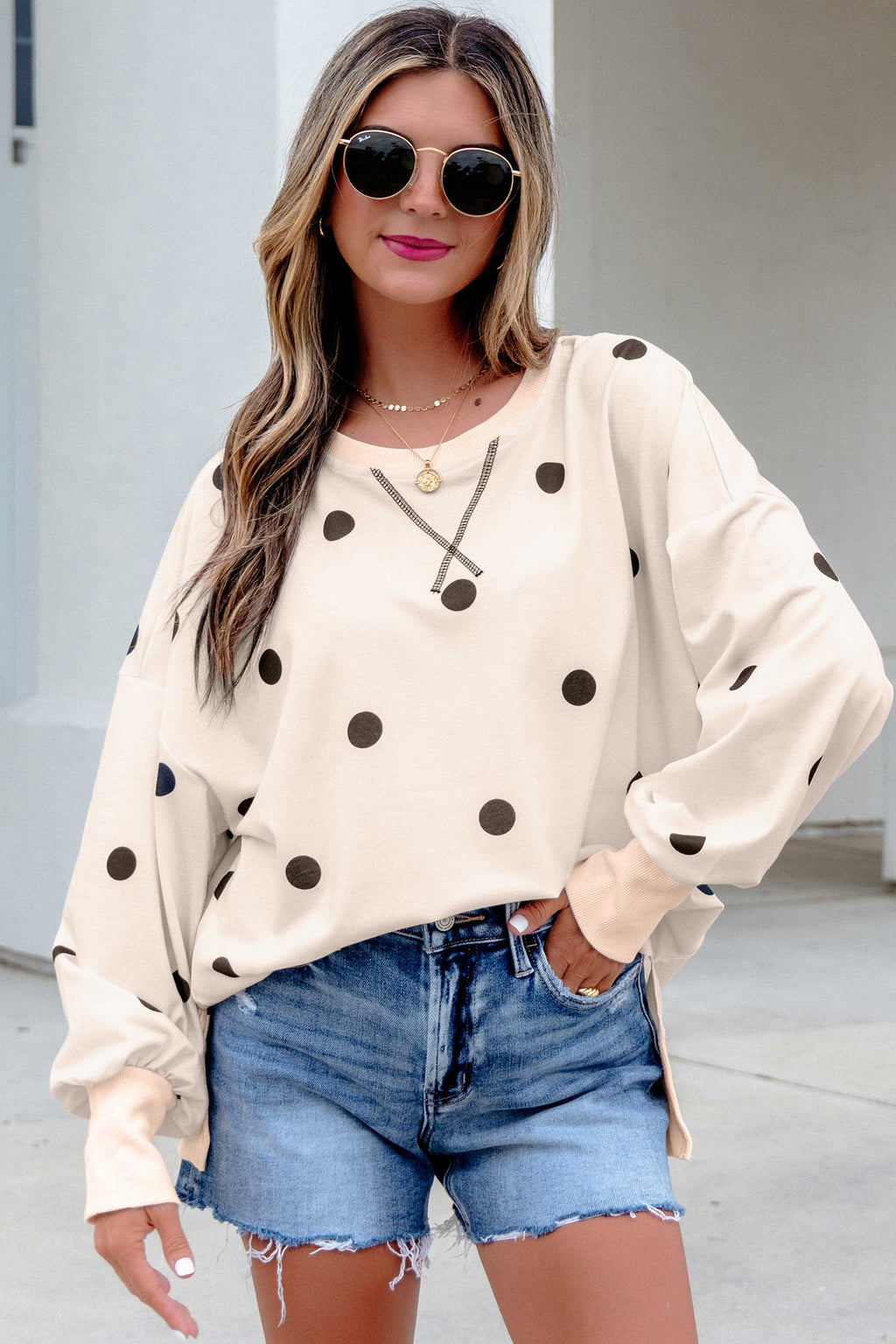 Sunshine Dot Pullover
