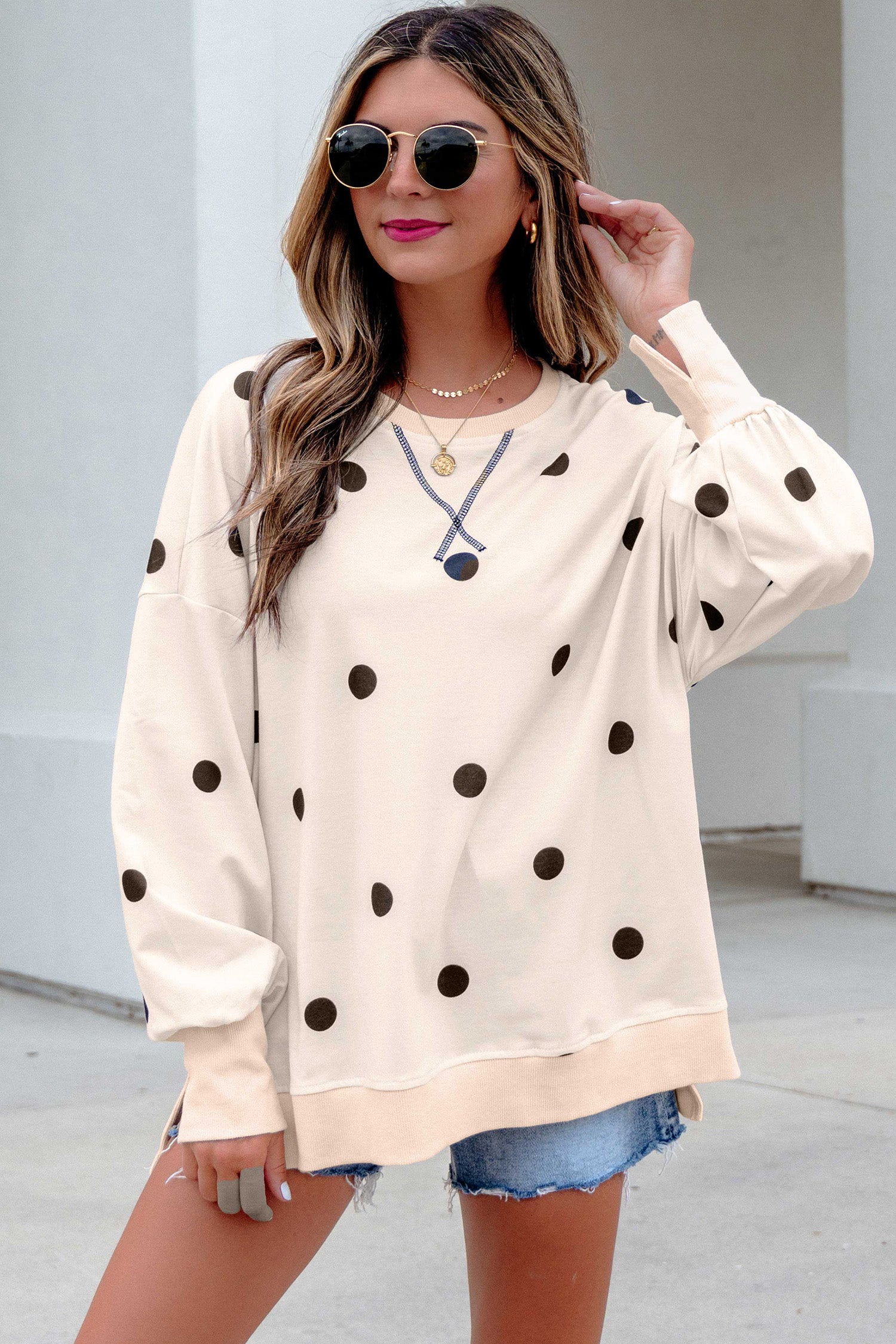 Sunshine Dot Pullover