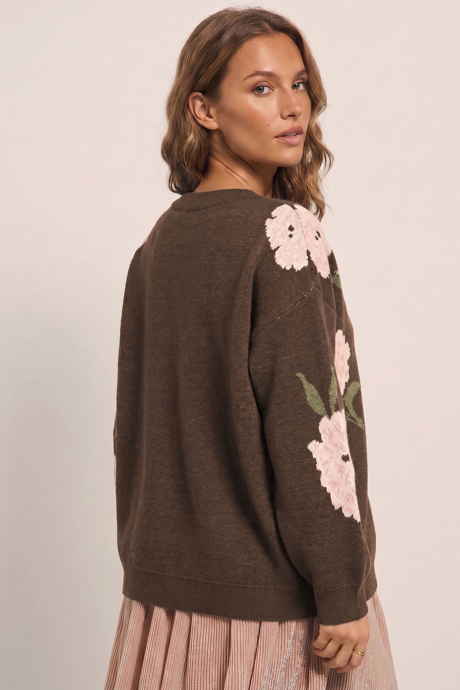 Fireside Floral Sweater